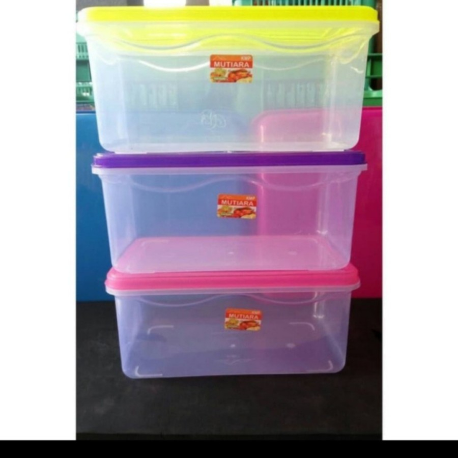 Kotak Makan - Sealware - Bekal Transparan & WARNA 3000 mil KMP Mutiara