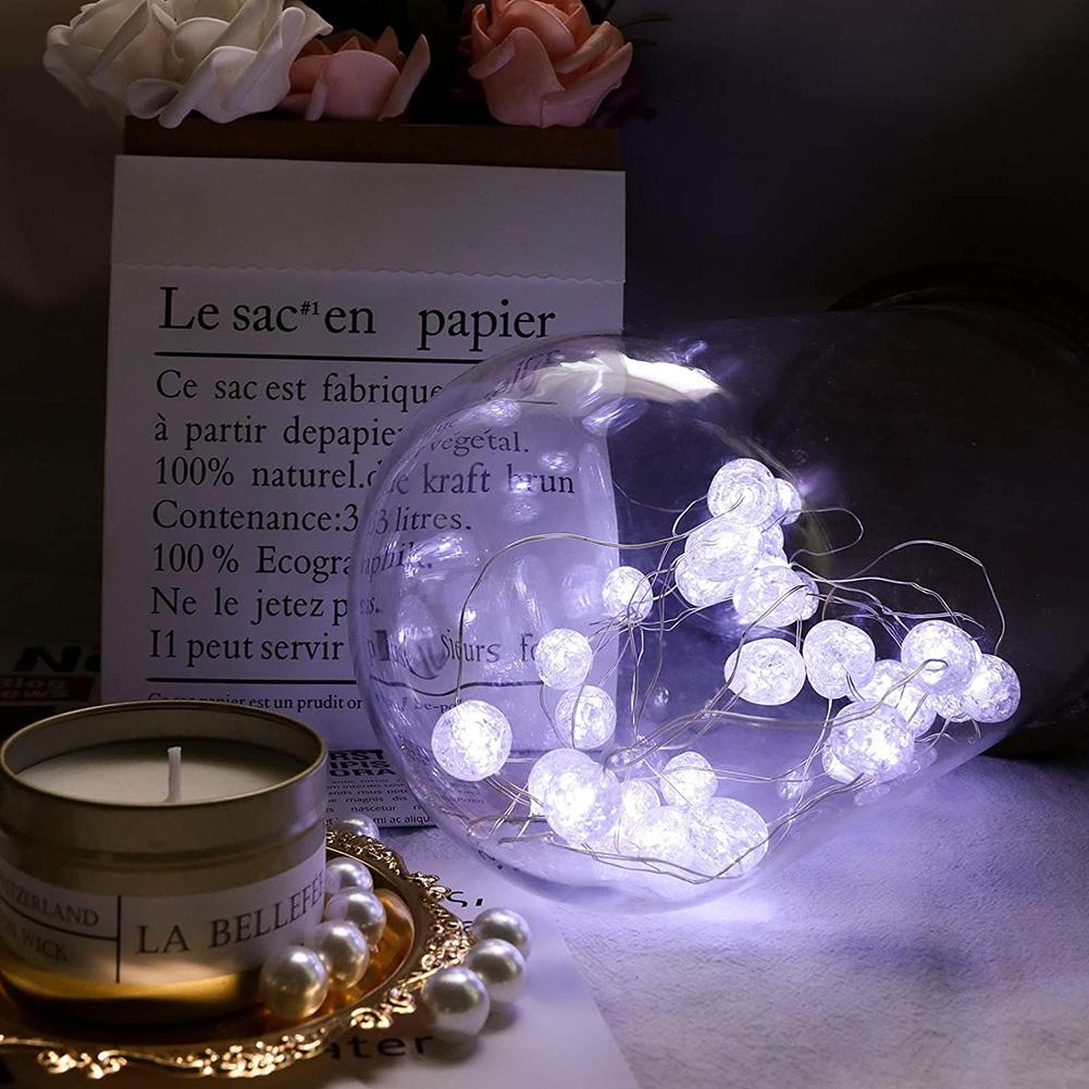 Tumblr Lampu Bola Kawat Mini 1 2 3 Meter Lampu Hias Bulat Dekorasi Bucket Gift Box Bunga Balon Fairy Light Led Bulat Murah Import