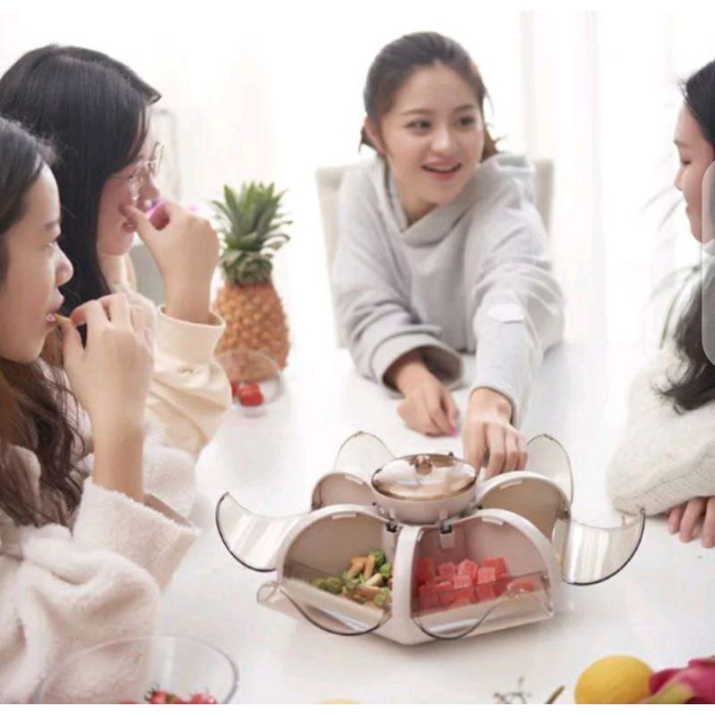 Toples bunga untuk snack/permen