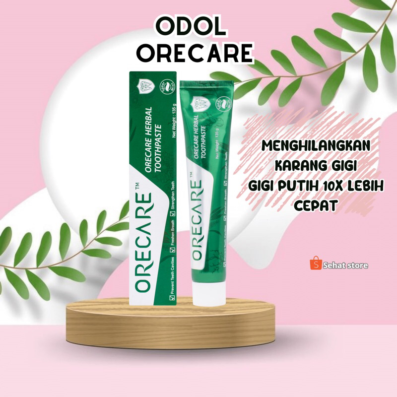 ODOL PEMUTIH GIGI DAN PENGHILANG KARANG GIGI  ODOL PEMUTIH PENGHILANG KARANG GIGI  ODOL ORECARE