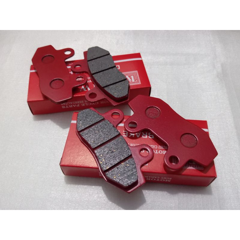 KAMPAS CAKRAM REM MOTOR LISTRIK VOLTA DEPAN BELAKANG (  PAKET)