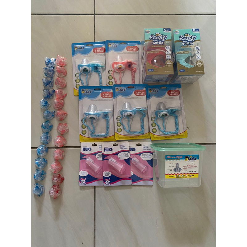 dot empeng sikat gigi bayi botol susu sweety huki dodo