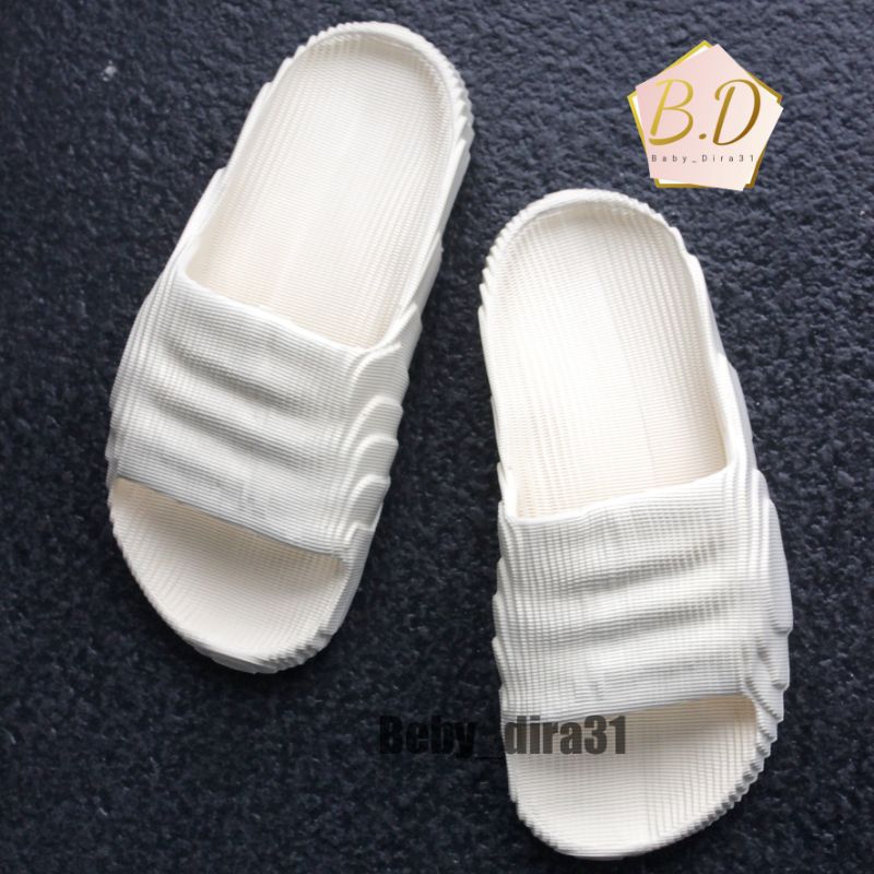 Sandal Slippers Selop Best Seller Pria dan Wanita Adilette Polos/Bahan EVA Ringan