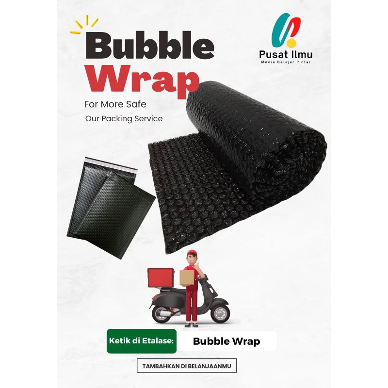 

BUBBLE WRAP PACKING TAMBAHAN LEBIH AMAN