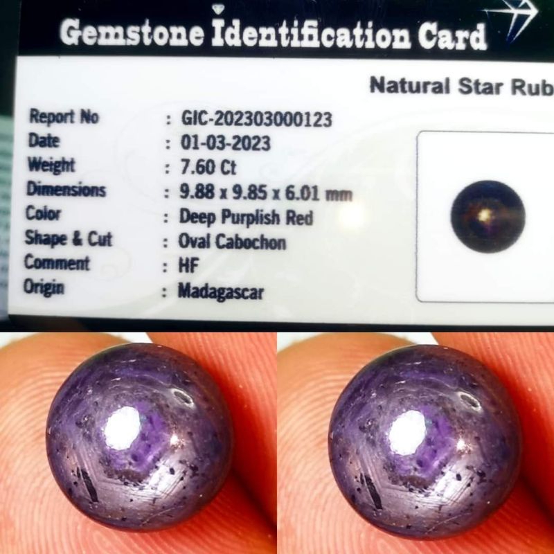 NATURAL STAR RUBY PLUS MEMO