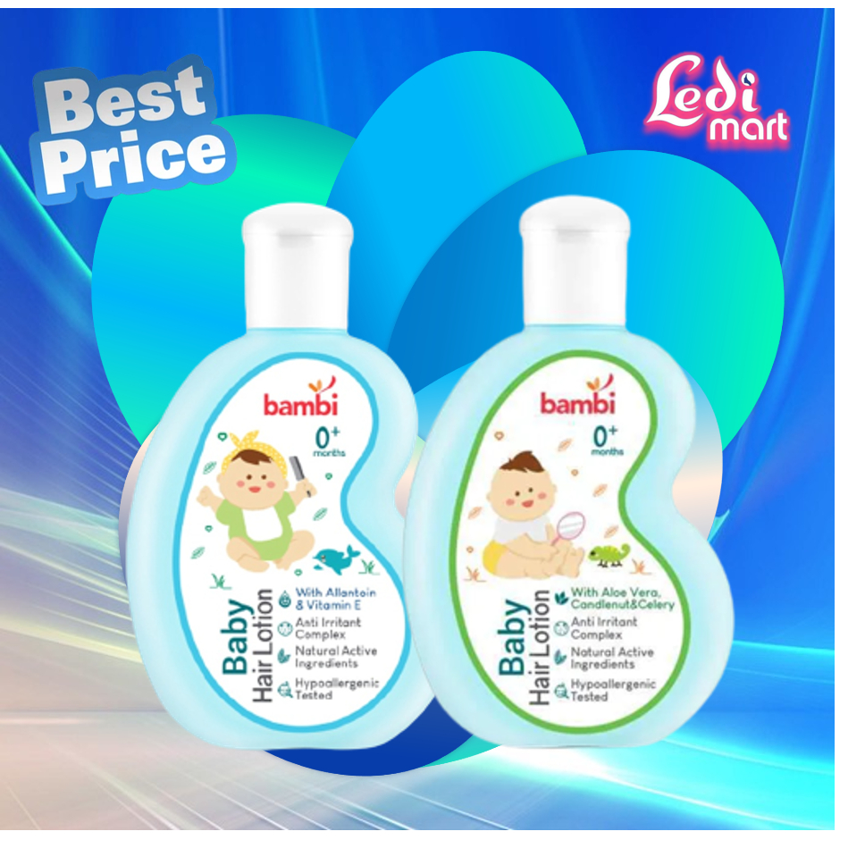 ORIGINAL  BAMBI BABY SERIES / Bambi Anti Mosquito Lotion / Calming &amp; Comfort Head To Toe Wash / Hair Body Bath / Cologne / Diaper Rash / Face Cream / Hair Lotion / Mild Lotion / Minyak Telon / Compact Powder / Shampo Aloe Vera / Compact Powder / Baby Oil
