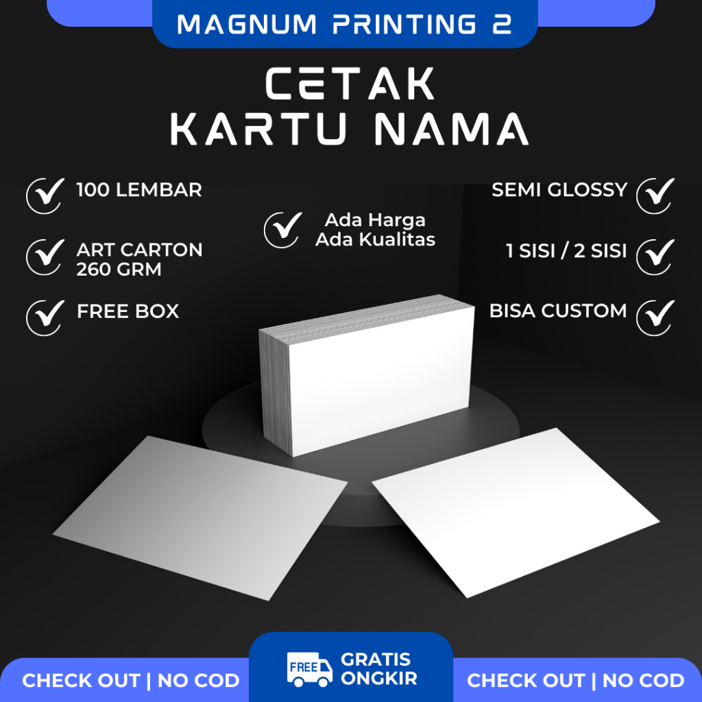

Kartu Nama/ kupon stempel Tebal isi 100 + Kotak Banyak Pilihan Design MINIMALIS MODERN KEKINIAN