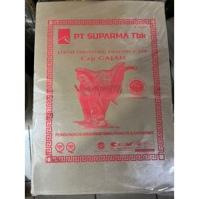 

KERTAS NASI CAP GAJAH PINK / KERTAS NASI LAMINATING