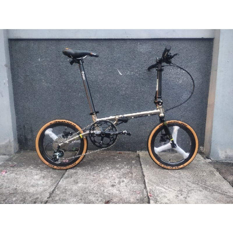 Fnhon Gust rakit fullbike Shimano tiagra disc hydraulic wheelset Trispoke Carbon 10 speed premium