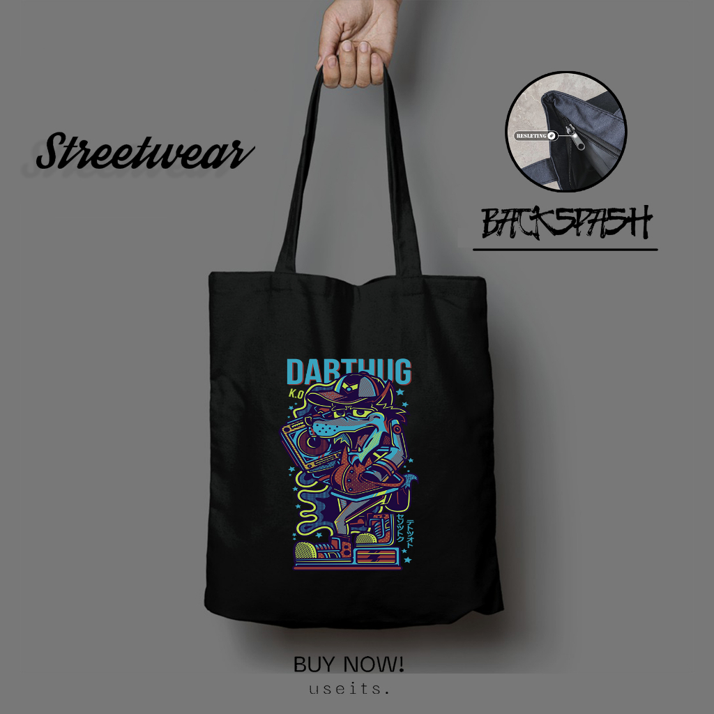 Tas Totebag Streetwear Custom Pria Wanita - STREETWEAR (04)