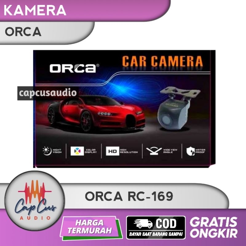 KAMERA PARKIR MOBIL ORCA RC-169 / KAMERA MUNDUR ORCA / ORCA CAR CAMERA