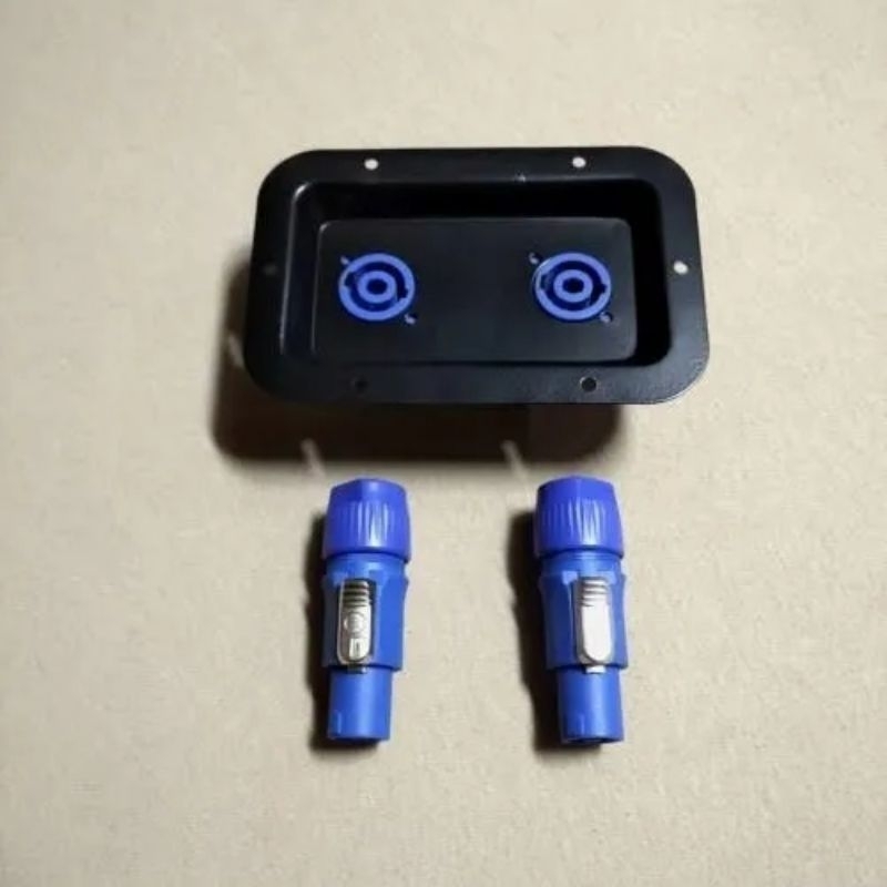 PLAT BOX SPEAKER SPIKON 1 SET LENGKAP