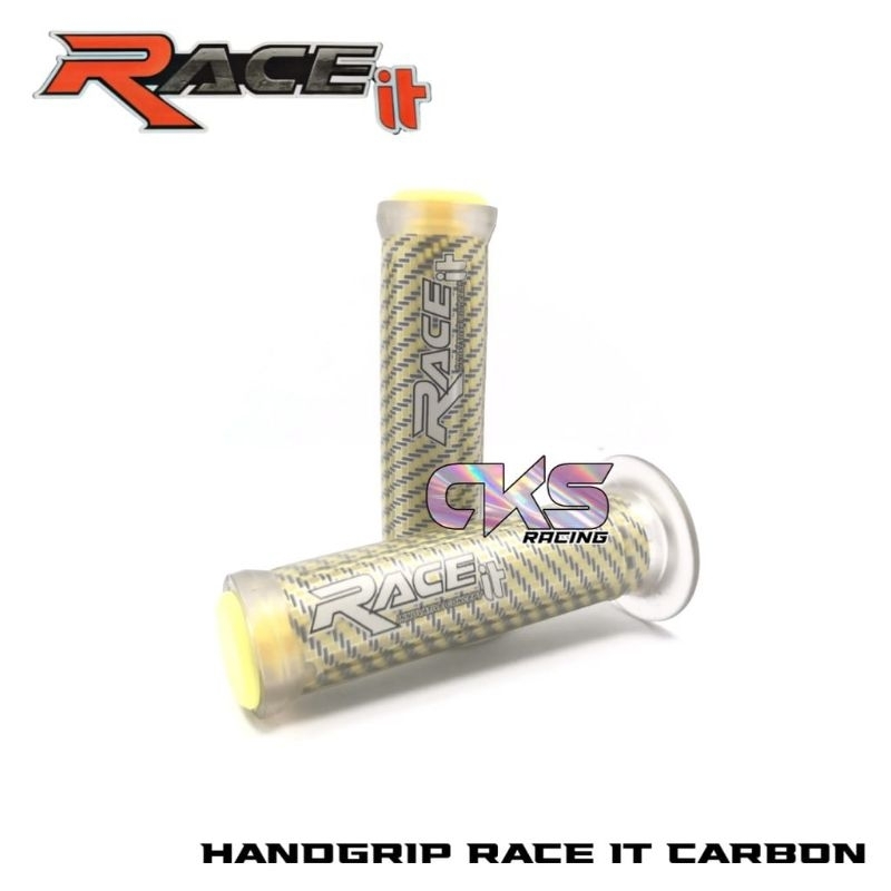 Handgrip Grip Handfat Model Harris Race It Carbon NMAX BAET VARIO MIO PCX UNIVERSAL BISA SEMUA MOTOR