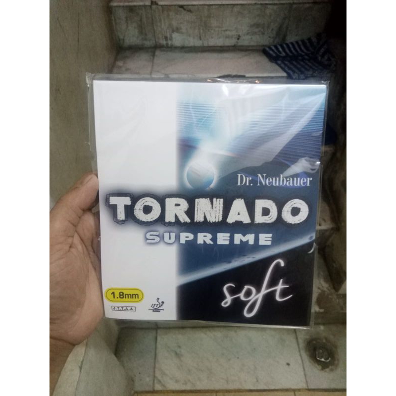 KARET BET TENIS MEJA BINTIK DR NEUBAUER TORNADO SUPREME SOFT ORIGINAL
