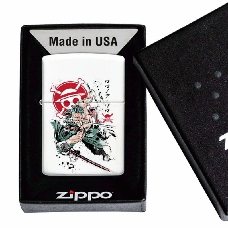 Zippo Zorro one piece  Print Uv Korek Api Unik zoro unik