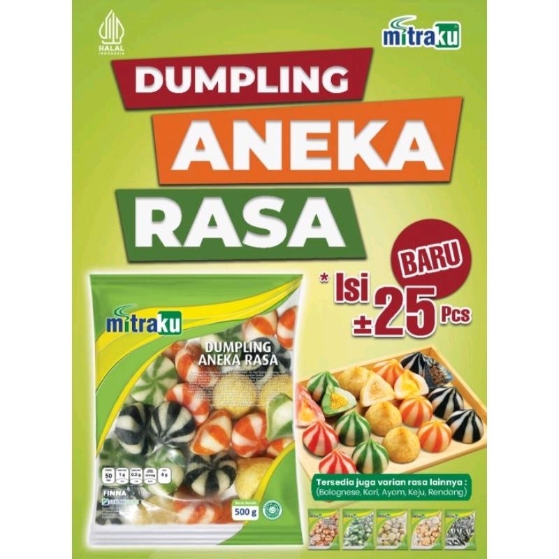 

mitraku dumpling aneka rasa 500gr