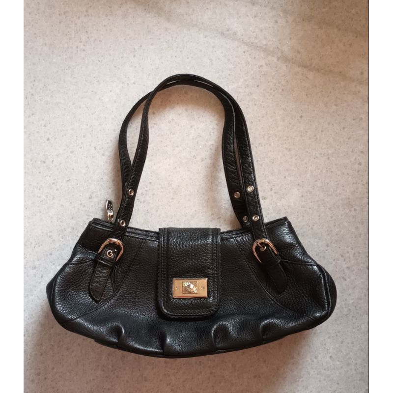 FABIO shoulder bag genuine leather 2nd like new