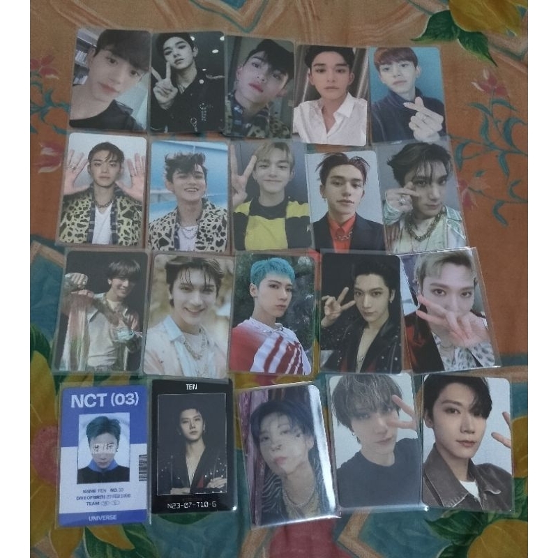 OFFICIAL PC PHOTOCARD TEN LUCAS TAEYONG YUTA TAEIL JHONNY SUPERM DICON REGULER WAYV NCT U 127 DREAM 