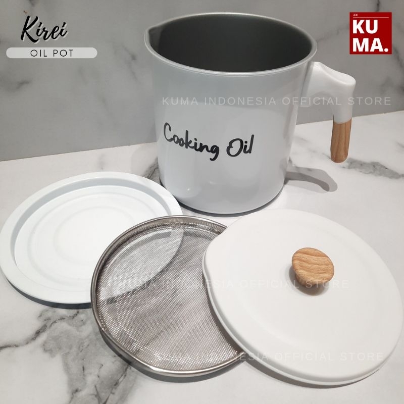 KUMA Kirei Oil Pot Wadah Minyak Dengan Saringan