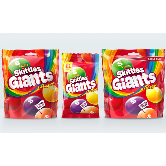 Skittles Giants 3x Bigger!