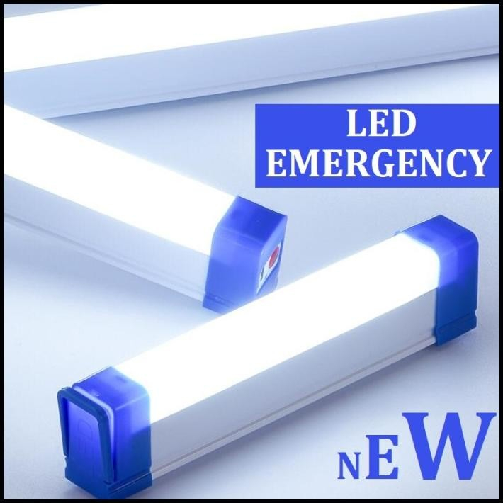 T5 Lampu Emergency USB 10W MS-E7610 Mitsuyama 17CM Bohlam LED Portable