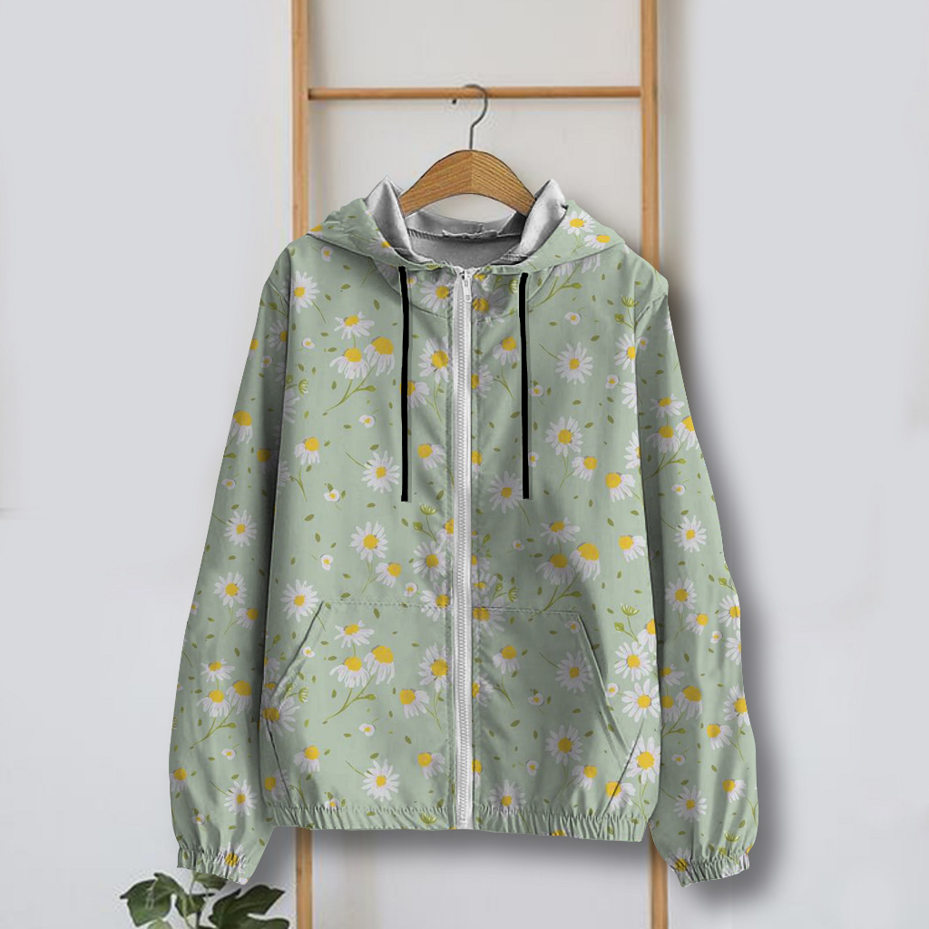 Jaket Parasut Wanita Printing Jumbo / jaket parasut Big Size / jaket parasut over size pria dan wani