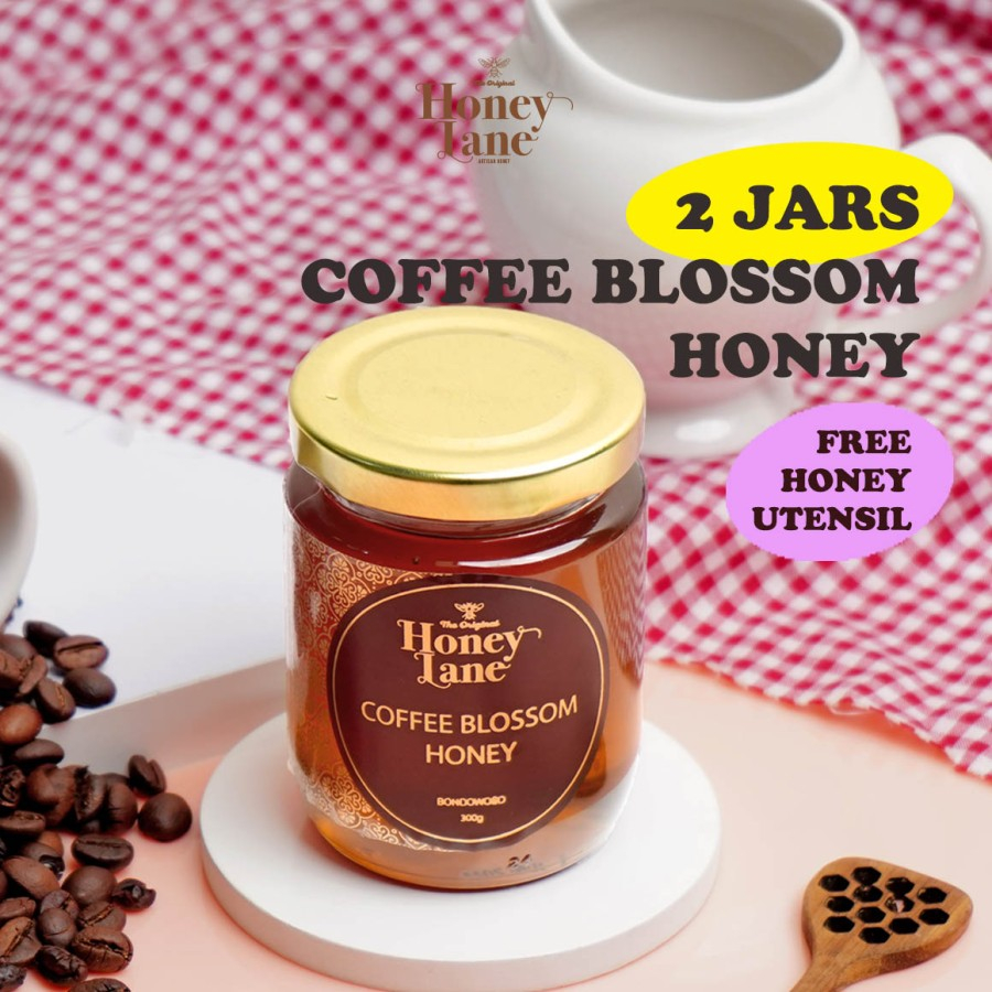 

2 Jars Coffee Blossom Honey | Madu Kopi Murni - Honey Lane