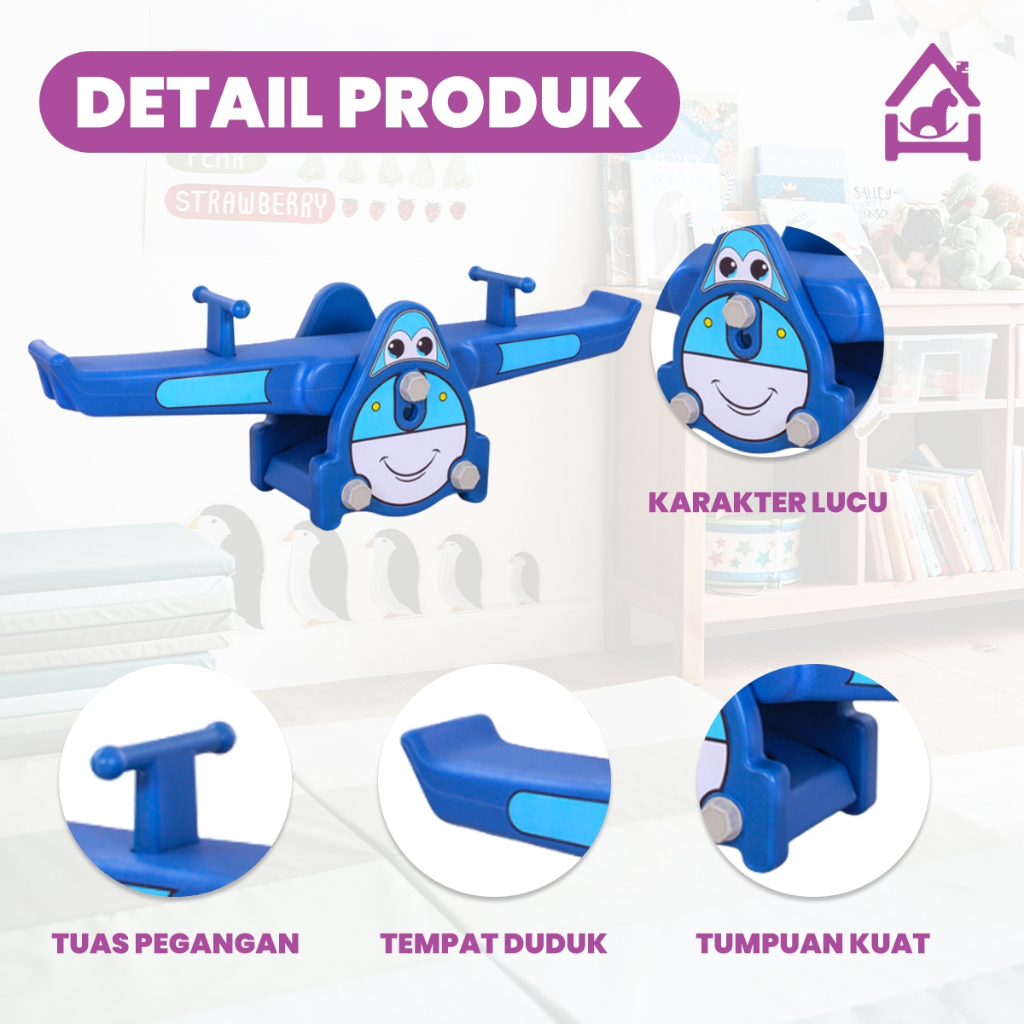 RB22 Jungkat Jungkit Anak Mainan Jungkat-Jungkit Anak / Jungkat Jungkit Anak Plastik /