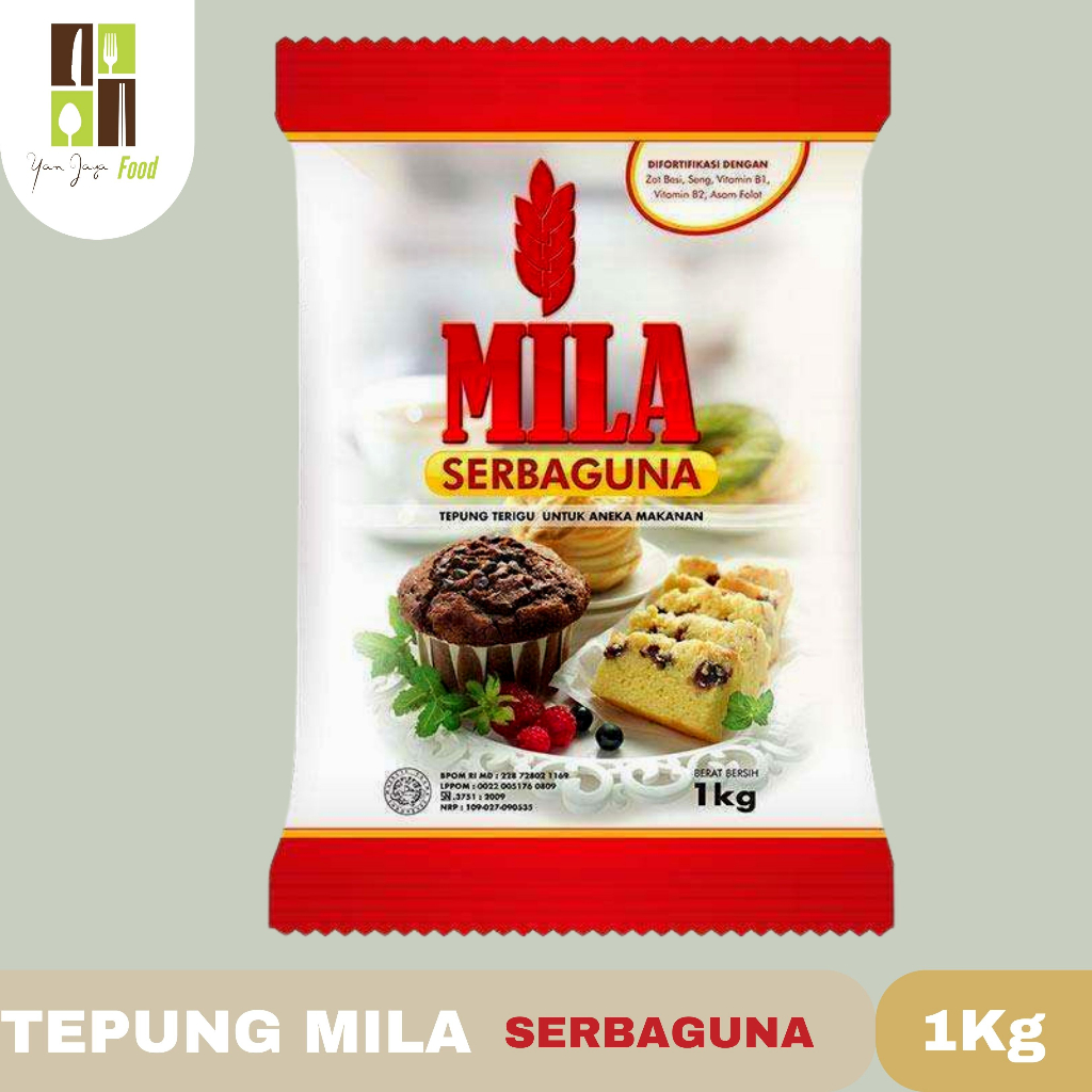 Tepung Terigu Mila Serbaguna / Tepung Terigu Untuk Aneka Makanan 1 Kg