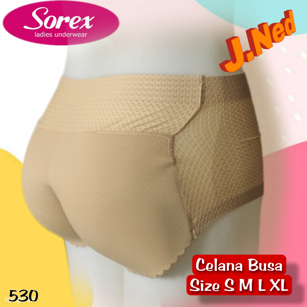 J530 - CELANA DALAM BUSA PANTAT PALSU SOREX SIZE S, M, L, XL