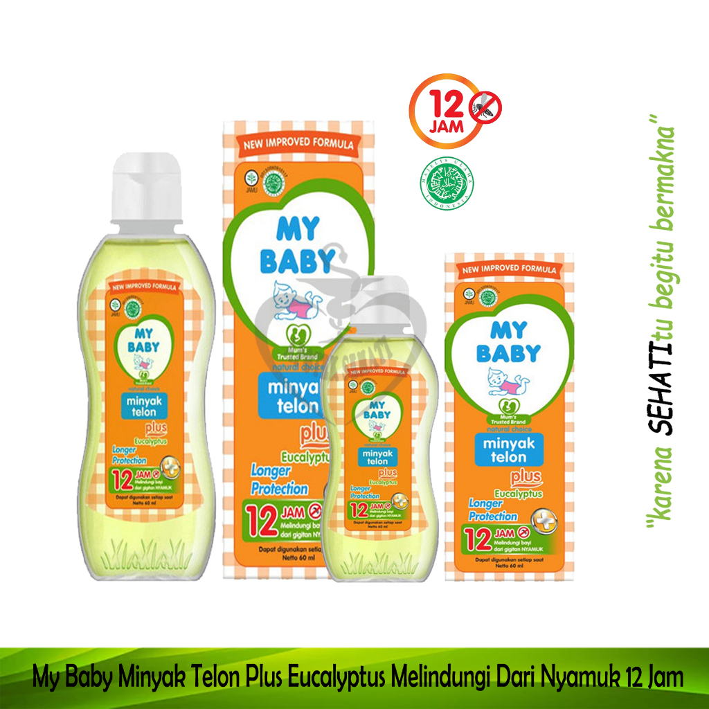 My Baby Telon Plus Longer Protection Pelindungan Gigitan Nyamuk 12 Jam