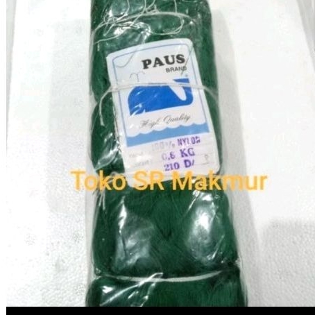 Benang Nilon Benang Nylon Hijau Paus Brand 0.6 kg
