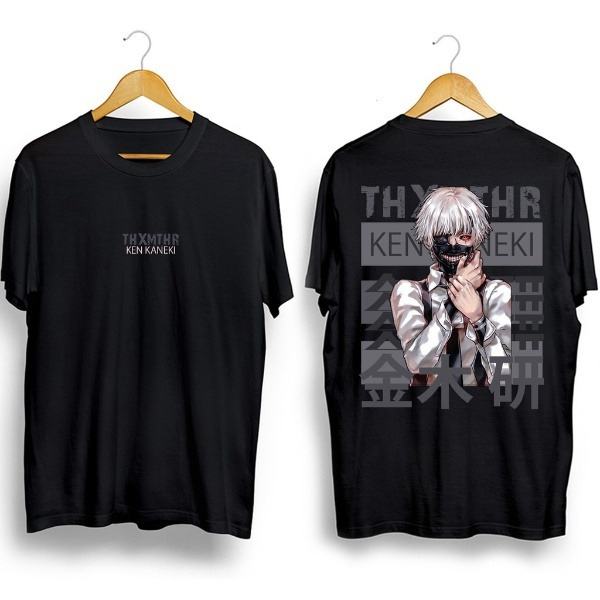 GSC - Baju KAOS OVERSIZE SAN ANDREASS / Kaos Oversize Terbaru-kaneki hitam