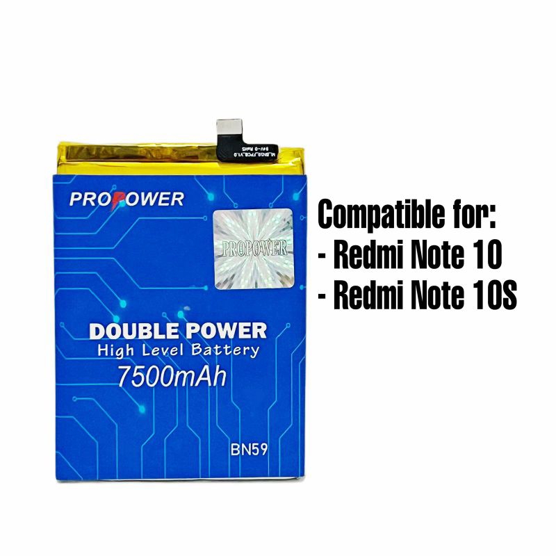 BATERAI PROPOWER BN59 COMPATIBLE FOR REDMI NOTE 10 / REDMI NOTE 10S