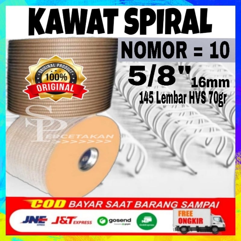 Spiral jilid Kawat spiral rol 5/8 Spiral kawat jilid Spiral rol