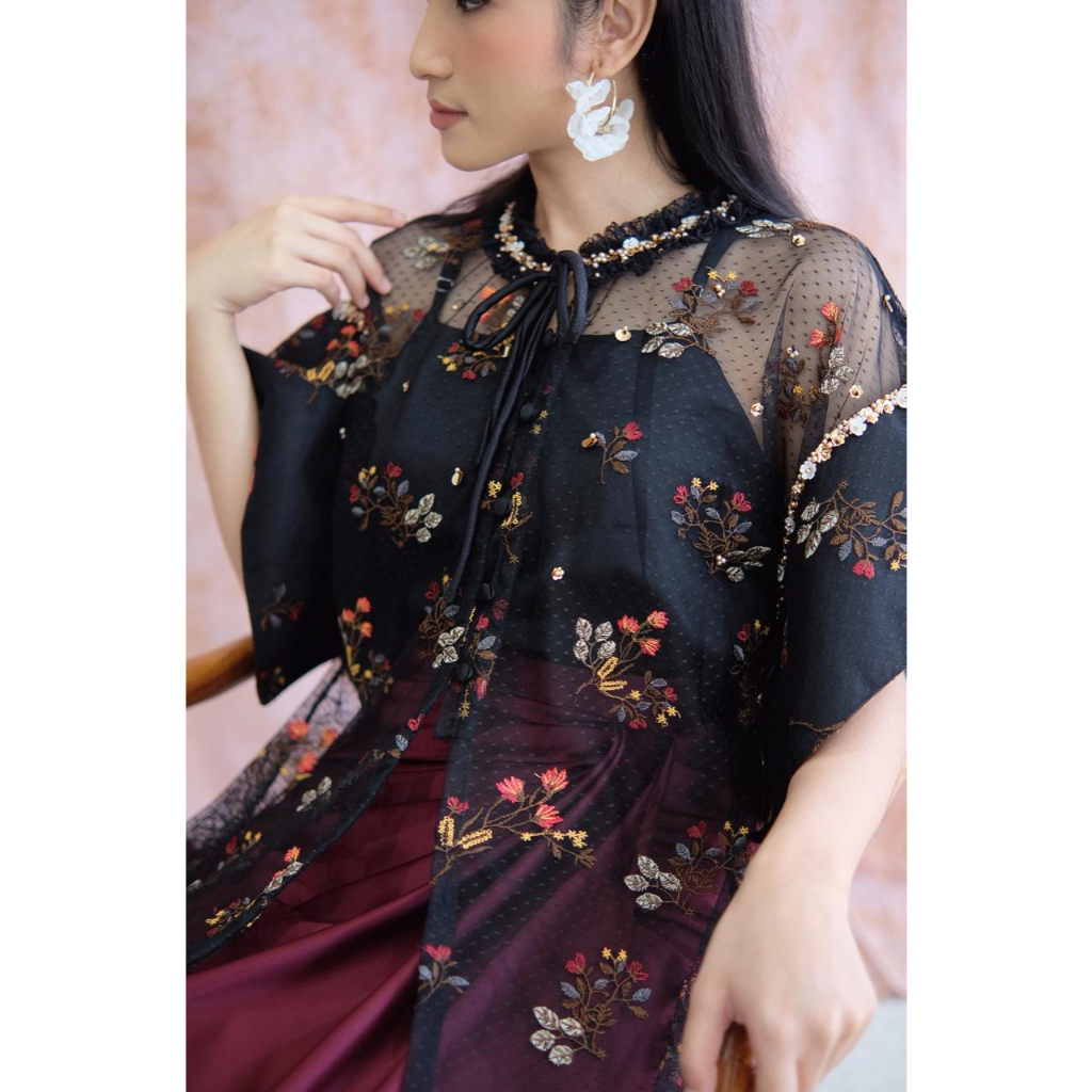 JALEELA - HAZEL TOP (ATASAN ONLY) (INNER INCLUDED)-  (KEBAYA KONDANGAN / MODERN / LAMARAN / WISUDA)