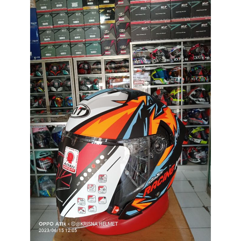 Helm Half Face KYT NFJ JAUME MASIA 2021 REPLICA