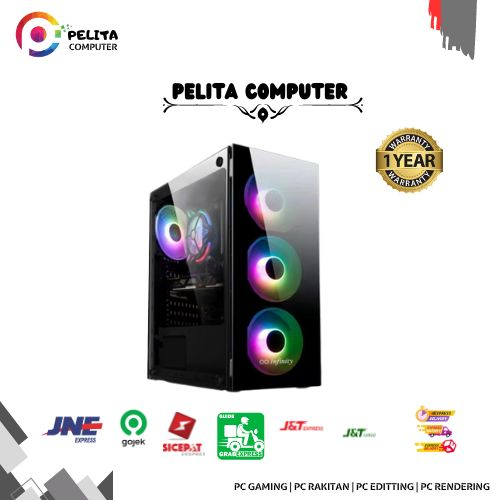 Pc intel i5 10400 ddr 4 16gb ssd 256gb hdd 500gb office kantor all shope rakitan murah komputer computer gen 10