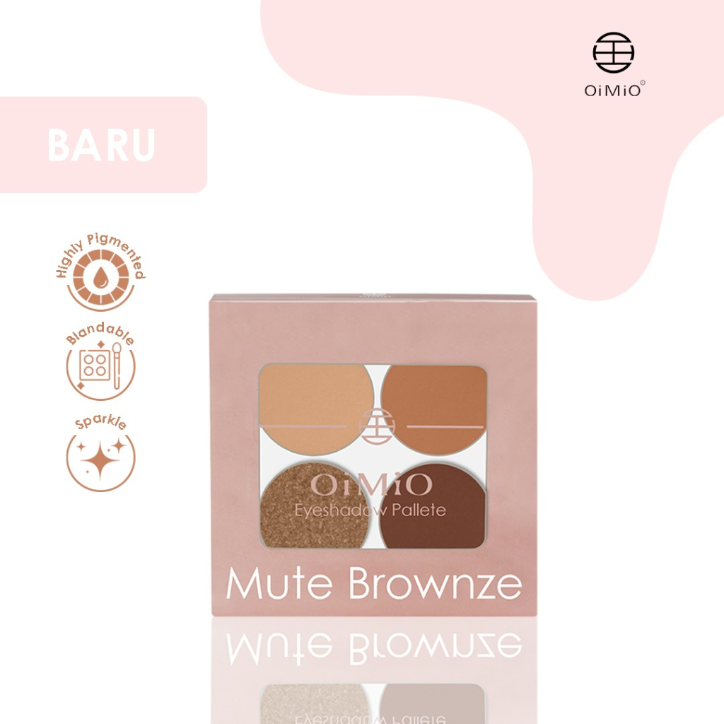 OiMiO Eyeshadow Palette 4 Warna