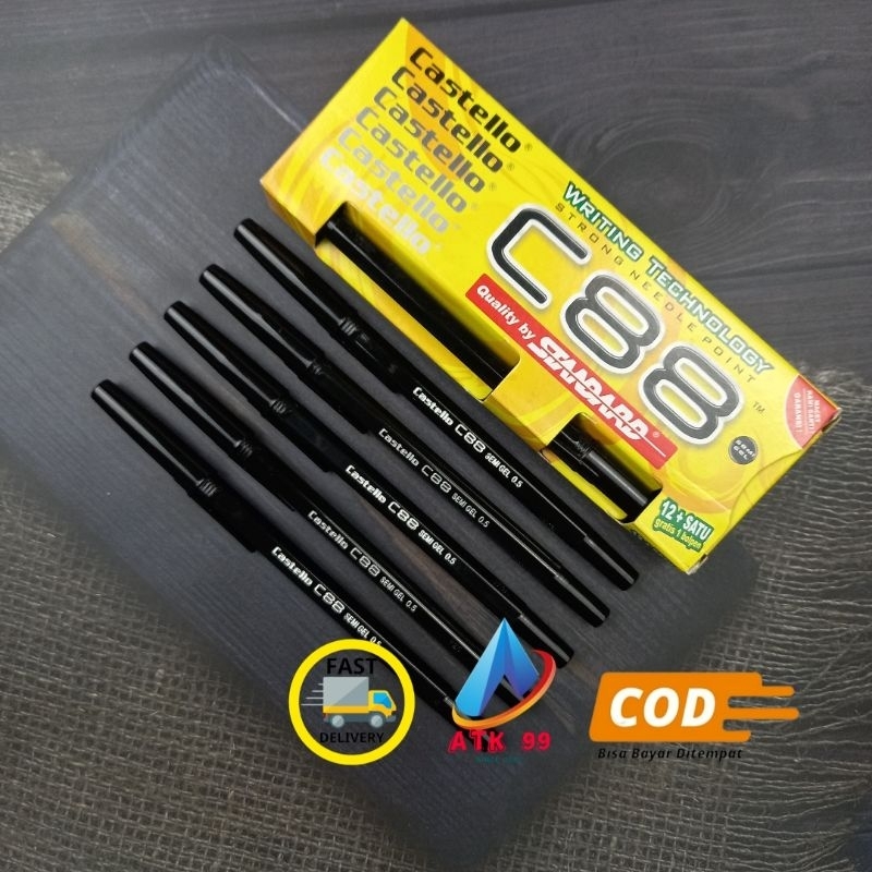 

C88 -Pulpen Castello 12+1/Pulpen Standard/Pena/Ballpen