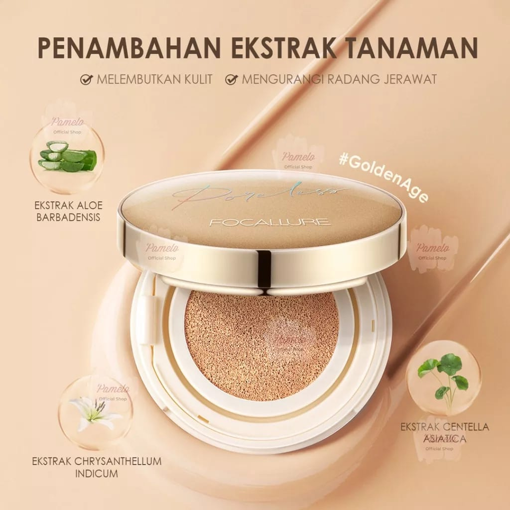 FOCALLURE Poreless Matte Air Cushion Foundation FA198