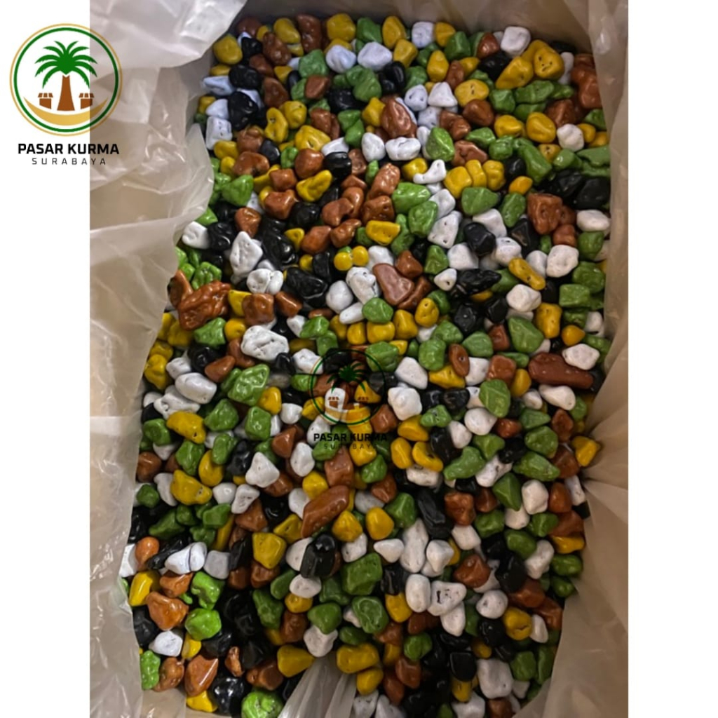 

2Xbtygneal Sakha Snack ) Coklat Kerikil Turki Fanatik 1Kg Coklat Batu Coklat Arab Original