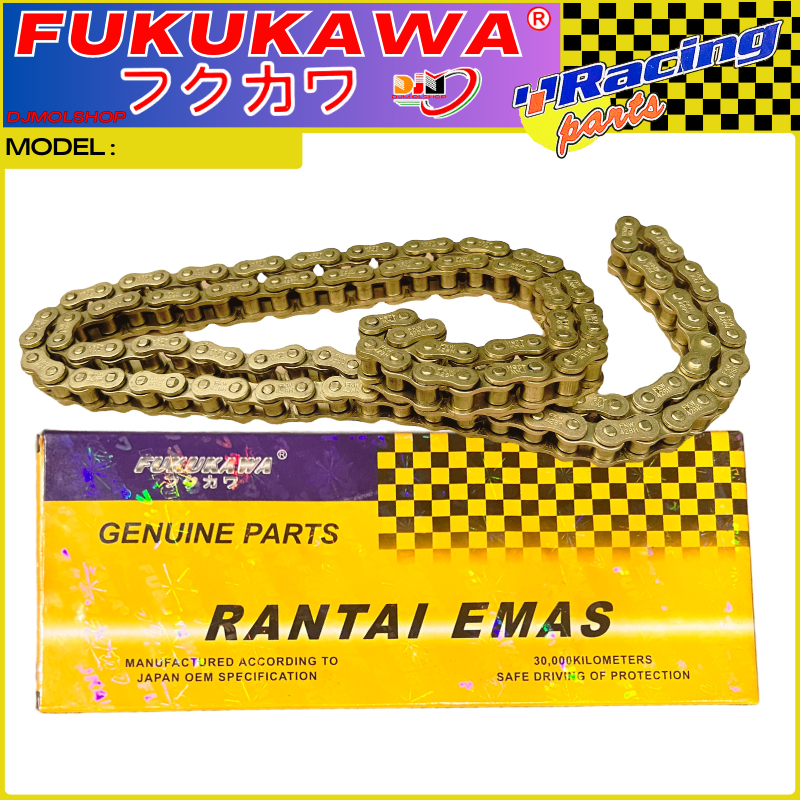 GEAR SET RACING FUKUKAWA MODEL SSS RANTAI GOLD YMH RX-KING, FIZR, JUPITERZ , JUPITER MX, MX-NEW ORIGINAL SSS