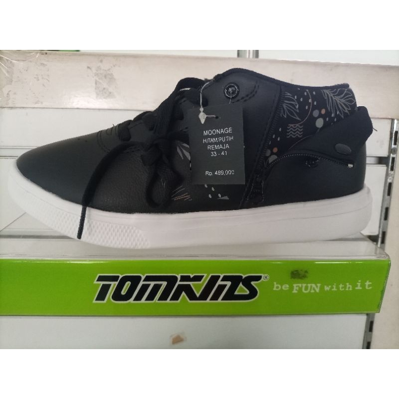 Sepatu Tomkins Moonage Hitam/Putih