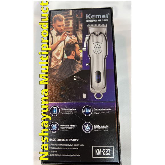 Alat Mesin Cukur Rambut Kemei Km-223 Hair Clipper