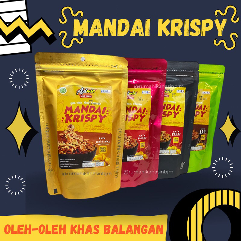 

mandai crispy khas kalimantan selatan/Mandai krispy ADHA MIRZA