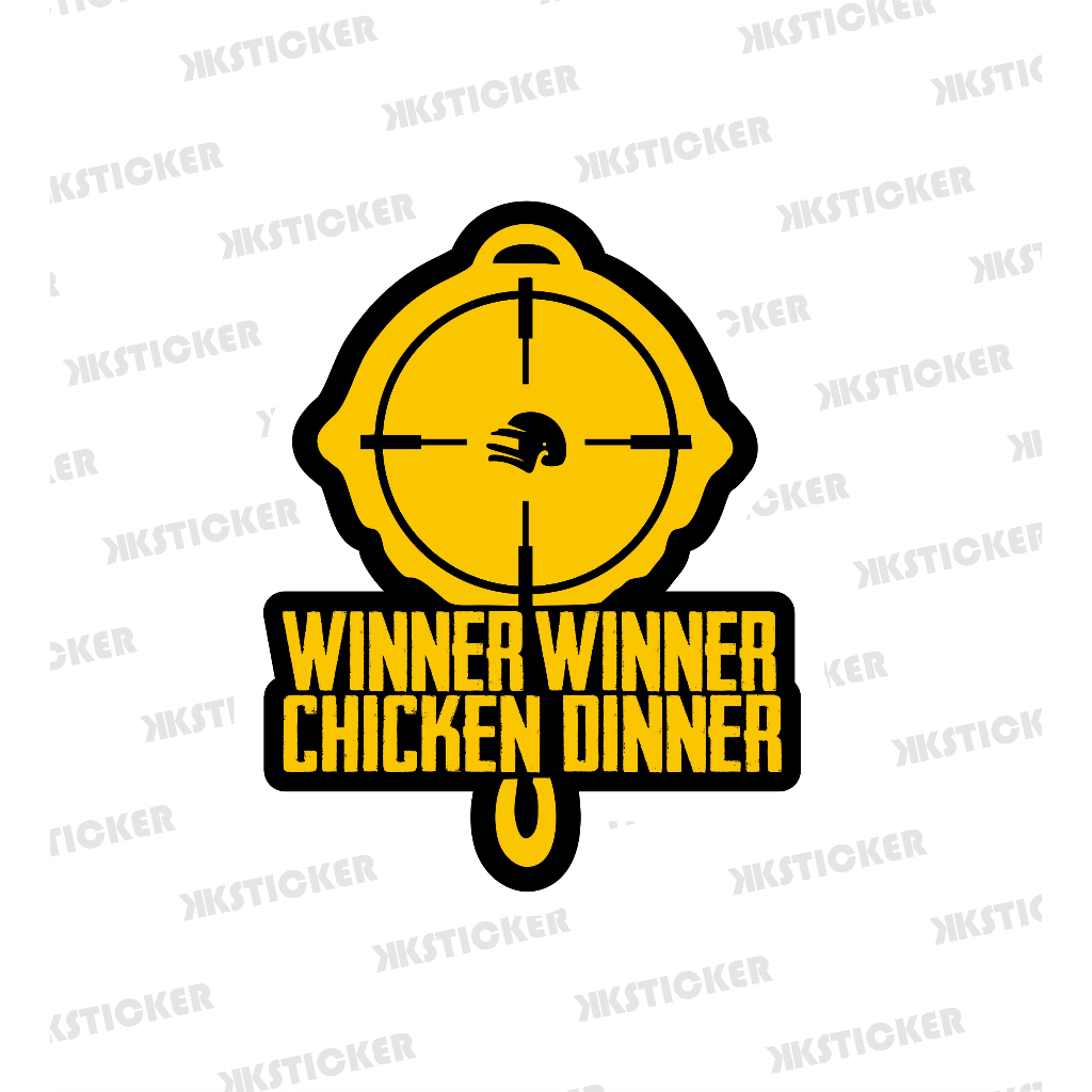 

Sticker WWCD - PUBG | Stiker Vinyl Anti air + Laminasi