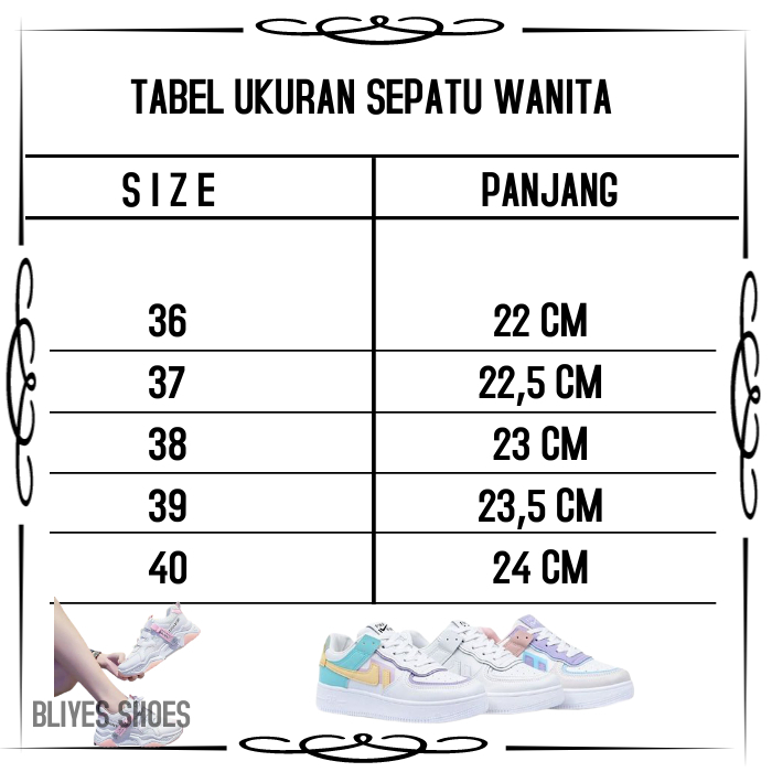 Sepatu sneakers impor olahraga wanita putri remaja dewasa santai kasual sport korea style 035