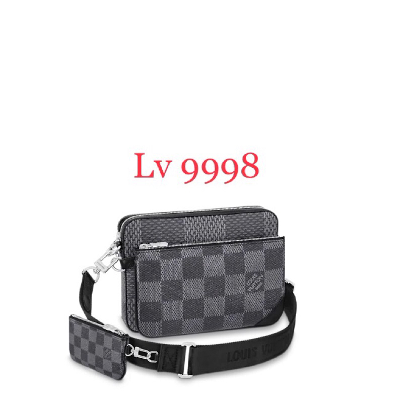 tas selempang merek Lv kwalitas mirror