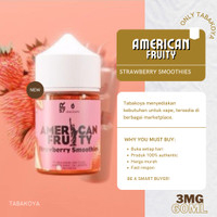 LIQUID AMERICAN FRUITY 60ML STRAWBERRY SMOOTHIES